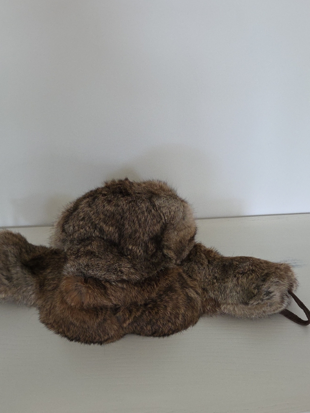 Brown Rabbit Fur  Hat - Picture 9 of 10